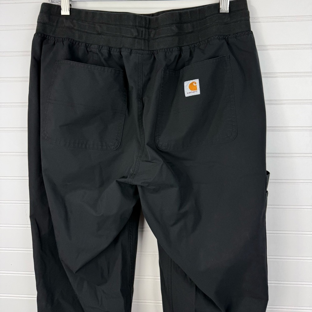 Carhartt Force women’s Black Cargo pocket scrub jogger pants. Size Large. - Picture 5 of 7